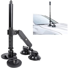 PellKing Car Mount Kit for Insta360 Camera, 4in1 Suction Cups Magnetic Mount with 114cm Invisible Selfie Stick for Insta360 X5,X4,X3,X2,X,GO 3,ONE RS,R,ONE RS 1-inch 360 Camera