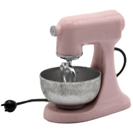 Dollhouse Mixer 1:12 Scale Modern Miniature Kitchen Accessory Pink