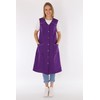 Women's Sleeveless Cooking Apron Apron Button Coat Plain House Dress,