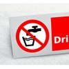 Not Drinking Water Sticker Waterproof Outdoor Vinyl Sticker 150 x