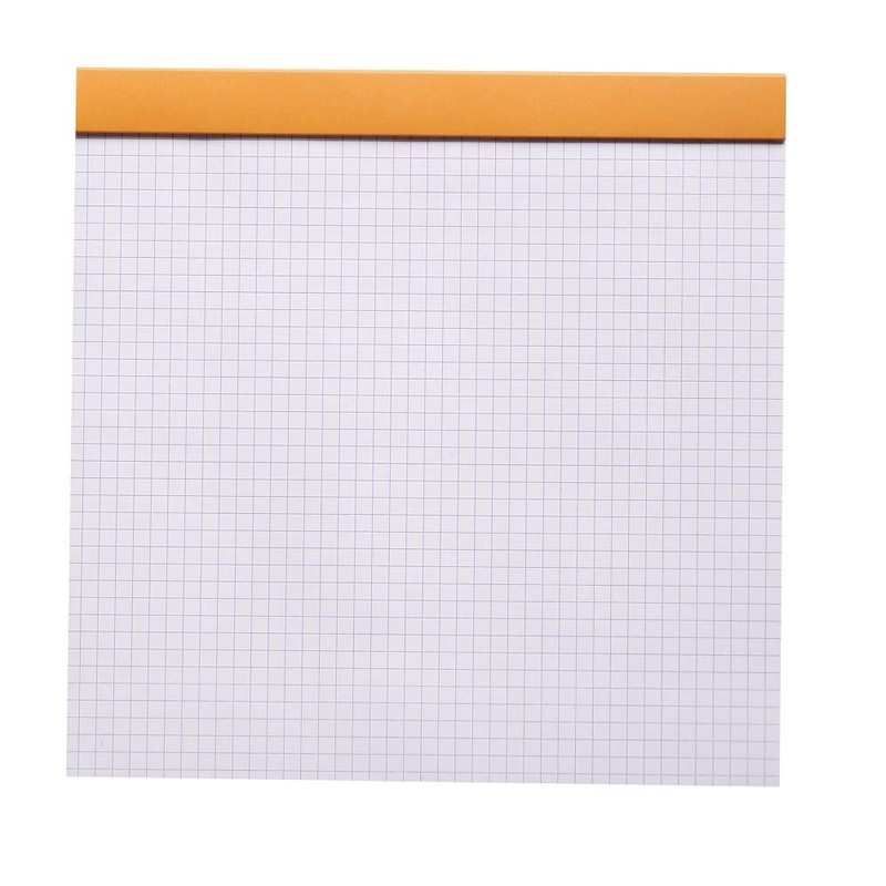 Rhodia Pad Holder And Pad 8.25X8.25 Black