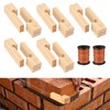 10Pcs 4 Inch Wood Masonry Line Blocks Kit with 2
