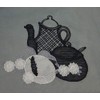Householdfurnishing Embroidered Kitchen Window Pair Curtains Set Rod Pocket with