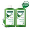Chloran Klorane Nettle No Sebum Shampoo 400ml 2 bottles /