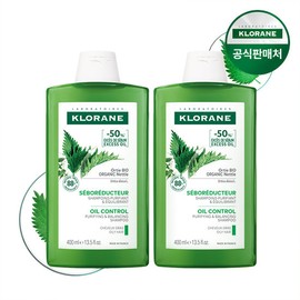 Chloran Klorane Nettle No Sebum Shampoo 400ml 2 bottles / 클로란 네틀 노세범 샴푸 400ml 2개