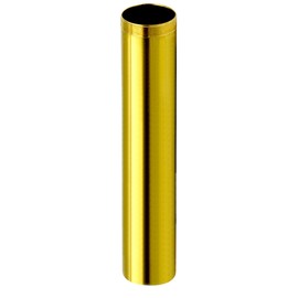 Pro Plumbing Supply Threaded Tube 1-1/4" x 6" Brass 17-Gauge Tube for Sink Drain Applications