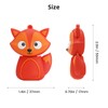 BORLTER CLAMP 128GB USB Flash Drive Cute Fox Shape BORLTER