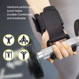 Comfortable Lift Wrist Pressure for Training Equipment Weight Lifting Hooks NeopreneRubber Strength Training , Style 1