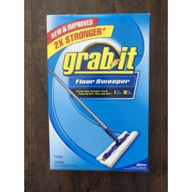 SC Johnson & Son PLEDGE GRAB IT FLOOR SWEEPER PLUS 10 CLOTHS NIB