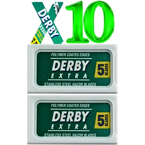 Derby Professional Doble Edge Razor Blades for straight razor (10)