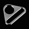 Ieron 30pcs Metal Triangle Buckle Triangle Ring Swivel Clip Luggage