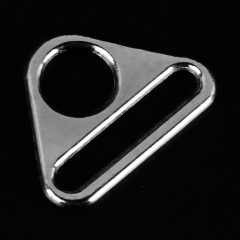 Ieron 30pcs Metal Triangle Buckle Triangle Ring Swivel Clip Luggage