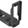 Aluminum Alloy Camera Grip L Bracket with 1/4in 3/8in for