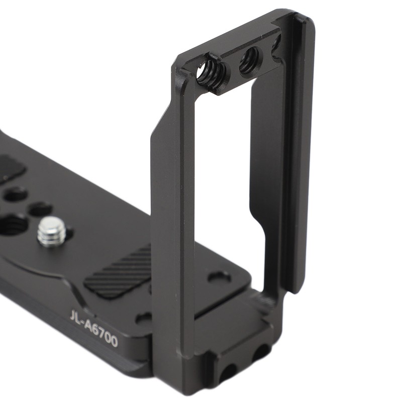 Aluminum Alloy Camera Grip L Bracket with 1/4in 3/8in for