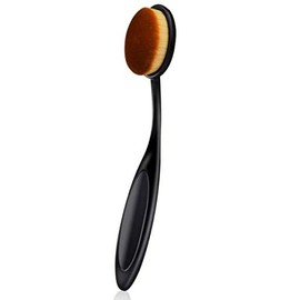 2 brochas de maquillaje para mezclar líquidos, crema o polvo impecable, 2 unidades