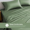 LINENWALAS Double Flat Sheet, 100% Bamboo Bedding Silk Sheet, Cool