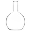 StonyLab Glass 2000ml Long Neck Flat Bottom Flask, Borosilicate Glass