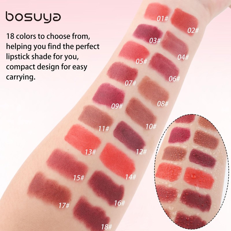 18 Colors Matte Lipstick Set - Mini Capsule Long Lasting