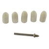 6pc Felt Polishing Wheel Cleaning Pads Tips 10mm Diameter with