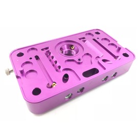 Billet Race Calibrated Carburetor Metering Block for Holley 4150 Carb Purple