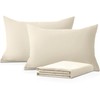 Moonlight Bedding Pillow Cases 2 Pack – Cream Pillowcases Envelope
