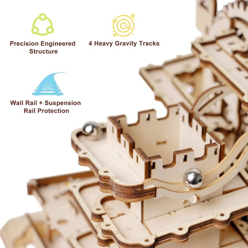 ROKR 3D Wooden Puzzle Brain Teaser Toys Mechanical Gears Kit