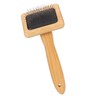 Macrame Comb, Bamboo Smoothly Curves Quick Brushing Dog Slicker Brush