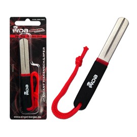Angel-Berger Wild Devil Baits Diamond Hook Sharpener, Double Sided Hook File for Fishing Hooks