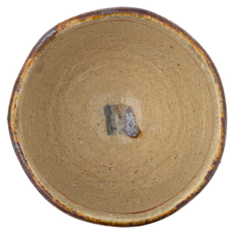 Marui Pottery MR-3-4043 Shigaraki Ware Hechimon Tea Cup, Capacity Approx.