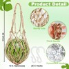 10 Packs Jute Melon Hammocks for Trellis, Watermelon Holder for