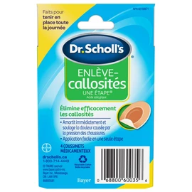 Dr. Scholl’s One Step Callus Removers, 4 Count (Packaging May Vary)