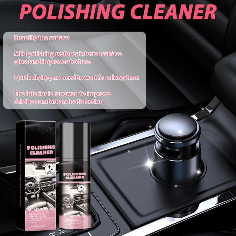 Total Car Interior Cleaner 200ml | All-Purpose Detailer Spray 2Pcs