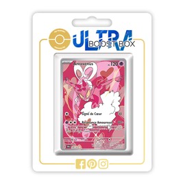 Amovénus (Cupidos) 180/167 Secret Alternative Pokémon Gallery - Ultraboost X Écarlate et Violet 6 - Mascarade Crépusculaire Box with 10 French Pokémon Cards