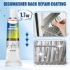 1.7oz Dishwasher Rack Repair Coating, Grey Dishwasher Vinyl Rack Rust