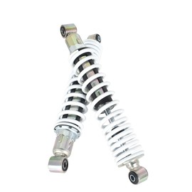 WFLNHB 2 Pcs White Front Driver Left & Passenger Right Shocks Absorber Spring Replacement for Yamaha Banshee 350 1987-2006 3GG-23350-20-36