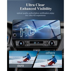 BIBIBO for 2024 2025 Toyota Grand Highlander Screen Protector 2024 2025 Toyota Grand Highlander XLE/Limited/Platinum 12.3" Display 2024 Grand Highlander Radio Tempered Glass Screen Protector 2024 2025 Grand Highlander