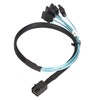 12GBPS Mini SAS HD SFF 8643 to 4 SATA 3.0