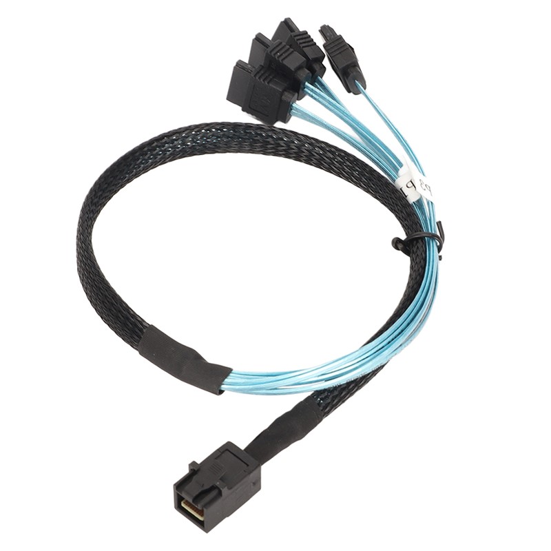 12GBPS Mini SAS HD SFF 8643 to 4 SATA 3.0
