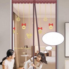 DIY Entrance Door Mosquito Net Curtain Mesh Screen Entrance Screen Door