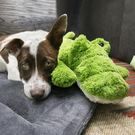 KONG Cozie Jumbo Ali The Aligator - XL Sized Plush Dog Toy for Large and X-Large Breeds