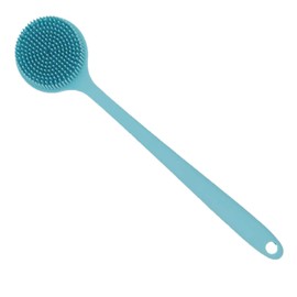 Cinlitek Silicone Body Scrubber, Long Handle Back Scrubber for Shower, Silicone Body Brush Shower Scrubber for Body, Shower Srush Back Brush Body Exfoliator