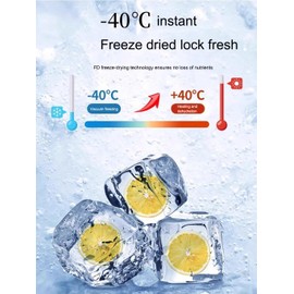 HanNainai Freeze Dried Lemon Slices 17oz(50g) - Premium Quality, 100% Natural, Ideal for Drinks & Cooking