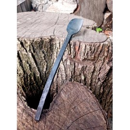 DailyCraftsmanship Hand Forged Wrought Iron Spoon Medieval Style Spoon Heavy Duty Camping Spoon USA
