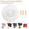 NICEMOVIC 5 Pack Spin Mop Replacement Head for 360° Spin