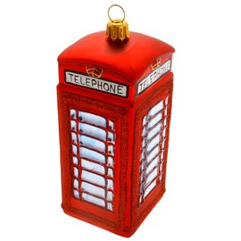 HAMBURGER WEIHNACHTSKONTOR® - London Telephone Box Christmas Tree Figures