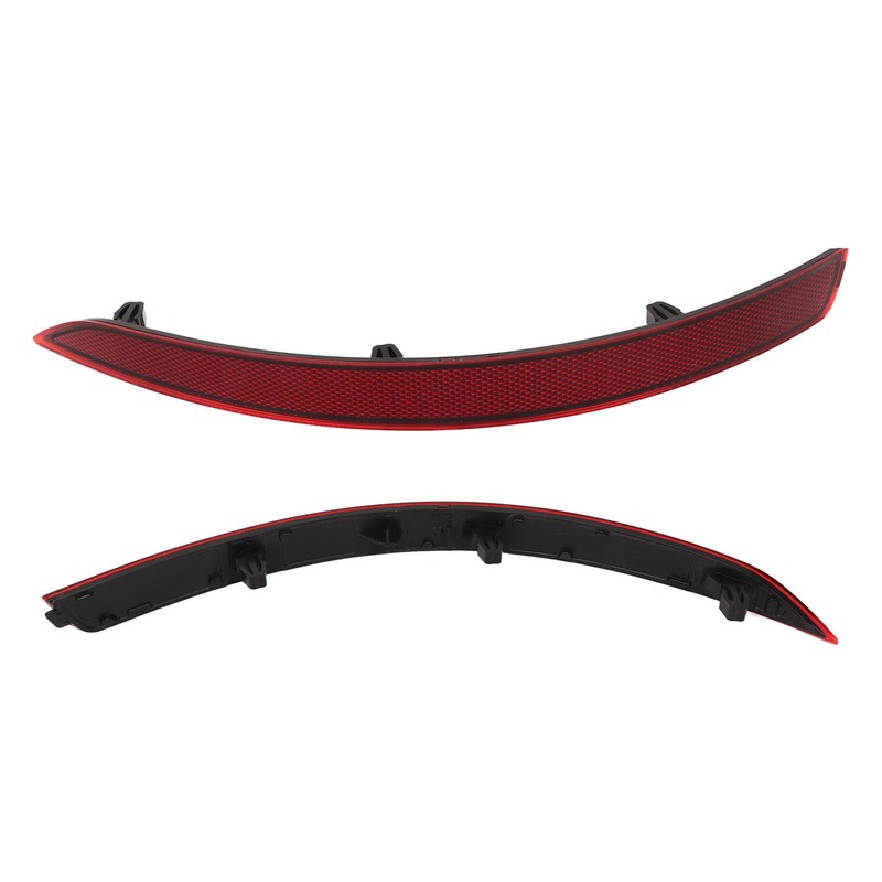 Rear Bumper Reflector Clear Visibility Rounded Edges Shockproof Replacement for