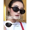 $ole only Grunge Oval Sunglasses, Men's, Women's, Retro, with Sunglasses