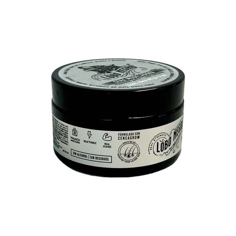 Cera Efecto Mate Cabello, Barba Y Bigote 85g Lobo Negro