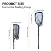 Black Paw Fish Landing Ne Easy Fold Square Sliding Net