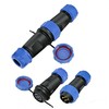 2 Pairs Waterproof Electrical Connectors Male Female Cabel Power Plug